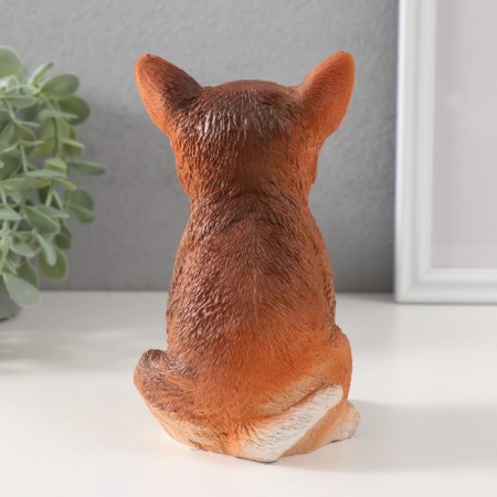 Figure "Puppy Chihua Hua" 15 x 9 x 11.5 cm.-3