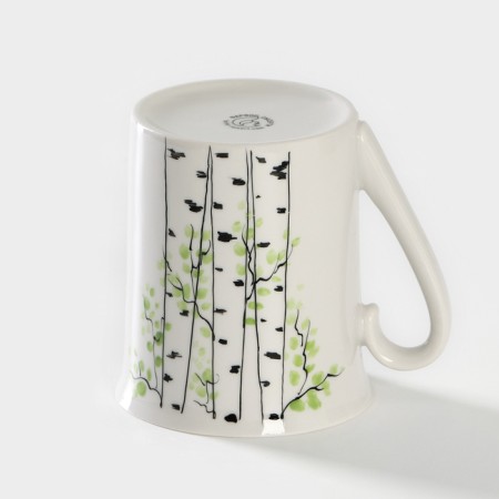 Porcelain mug "Birch", 300 ml-2