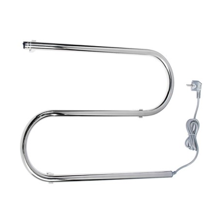 Electric heated towel rail, S-shaped, 420x600 mm, right