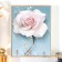 Klyuchnitsa Plastic, MDF 3 hooks "delicate rose" rhinestones, gold 18.5x1.8x23.5 cm