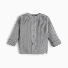Cardigan knitted baby I, r.68-74, gray