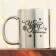 Ceramic mug "Miracles in the New Year", 330 ml, silver color