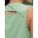 Sports female shirt, size XS, green color