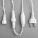Garland "thread" 10 m, IP44, UMS, white thread, 100 LED, white glow, 220 V