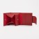 Women's wallet on the button, red color