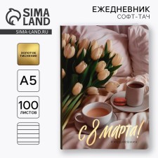 Diary A5+, 100 sheets soft region.