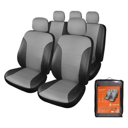 Autochal Universal Cardinal, 11 objects, eco-leather, gray-black, ACS-Uel-03