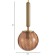 Bayerlux lamp "Javier" E14 40W gold-amber 15x15x35-185 cm