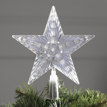 LED top for the Christmas tree "White" 18 cm, 20 LED, wire 2 meters, 220 V, glow of multi-1