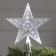 LED top for the Christmas tree "White" 18 cm, 20 LED, wire 2 meters, 220 V, glow of multi