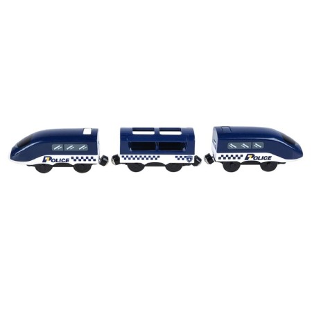 Toy train "Police", 3 items, on batteries-3