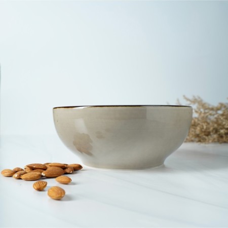 Porcelain salad Magistro "Cerera", 1.1 l, 18.5 × 7.5 cm, brown color-6