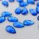 Decor for creativity Plastic "Rhinestones. Drive. Indigo" set of 100 pcs 0.6x0.4 cm
