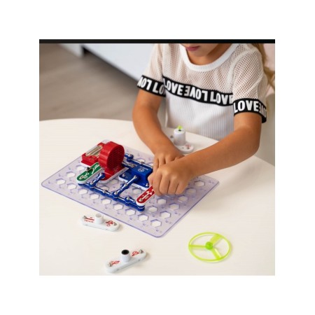 Electronic Evriki designer, 335 schemes, 31 elements, works from batteries-16
