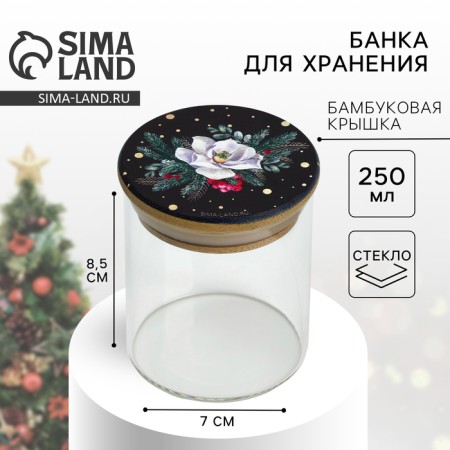 Bank for storage "Winter Stories", 250 ml