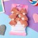 Hair set "Adelin" (4 elastic bands, 2 clamps) white peas, 6.5x4.5 cm, brown