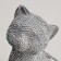 Figure "Cat in silver", 15 cm