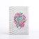 Passport cover, gray color