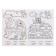 Training coloring for numbers and figures "Construction equipment", size - 14.8 × 21 cm, 8 p.