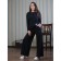 Trouser suit, size 44, black color