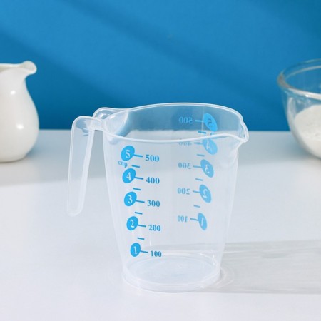 Kuvshin measuring plastic shares "Color", 500 ml, 13 × 9 × 11.5 cm, color mix-3