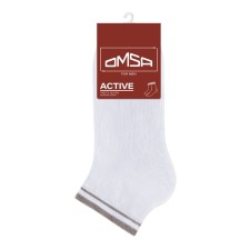 Male shortened Omsa Active, size 45-47, Bianco color