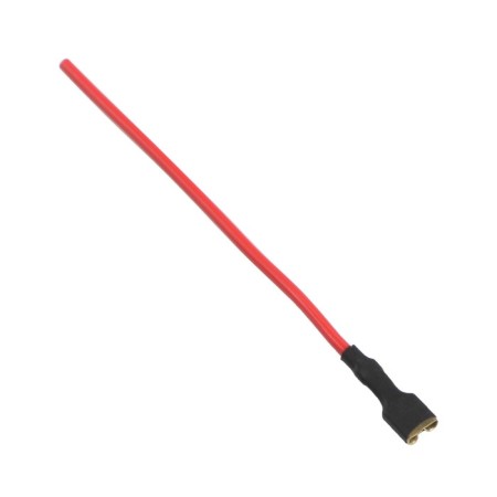 Flat connector with a cambric 8 mm, wire 10 cm, packing 100 pcs-2