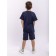 Shorts for a boy, height 98 cm, blue color
