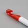 Knitting hook, d = 15 mm, 17 cm, white/red color