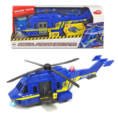 Police helicopter, 26 cm, light and sound effects