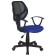 Armchair for the operator compact Brabix Flip MG-305, TW fabric, blue/black