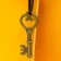 Photo album 30 sheets "bright yellow" leatherette (on rings) 22.5x18x3 cm