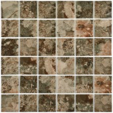 Glass mosaic Bonaparte amuletto Leaf, 300x300x4.5 mm