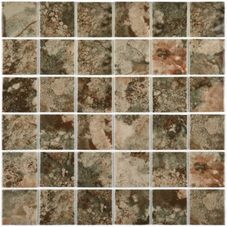 Glass mosaic Bonaparte amuletto Leaf, 300x300x4.5 mm