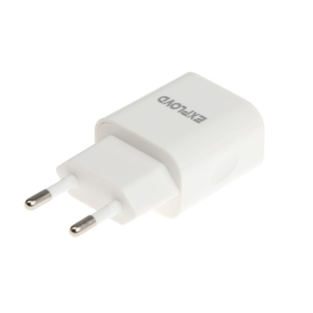 EXPLOYD EX-Z-465, 2 USB, 3.1a, MicroUSB cable, white-1