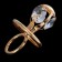 Souvenir "Nipple", 6 × 3.5 × 3 cm, with crystals