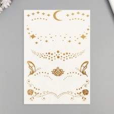 Tattoo on the body gold 