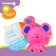 Rubber toy for the bath "Mouse", 9 cm, with a squeak, color mix, crumb I