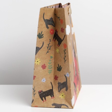 Package Gift Craft Vertical, Packaging, "Beautiful", Ml 23 x 27 x 11.5 cm-2