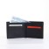 Male purse without fastening, black color