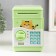 Piggy bank Plastic "Safe. Tigerok" Coded Castle, sound AA Green 13x12x19