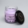 Natural eco candle "Lavender Field", lilac, 7x7.5 cm, 14 hours