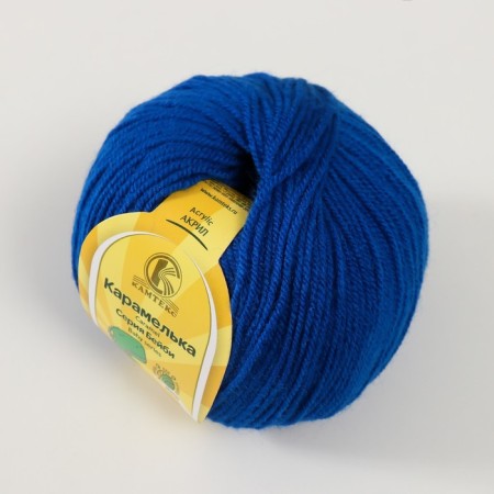 Yarn "caramel" 100% acrylic 175m/50g (019 cornflower)-1