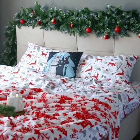 Lovelife 2PP Lapland Lowel Lowel, 175x215cm, 200x225cm, 50x70cm-2pcs, 100%cotton, satin-2