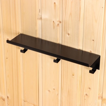 A fireplace set, wall -mounted with a “loft” shelf 600*150 mm,-4