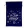 Gift bag "Gift from Santa Claus", 60 x 40cm, blue velvet