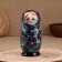 Matryoshka "Chamomile", Blue, 5-doll, 19 cm