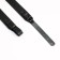 Linear belt, skin, black