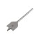 Drill on wooder scrap, hexagonal shank, 36 x 152 mm