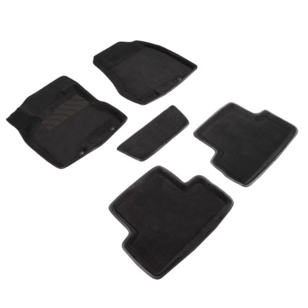 Pile rug for Nissan X-Trail (T31), 2007-2015, black